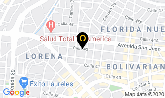 Mapa de Cda Del Poblado en Medellín
