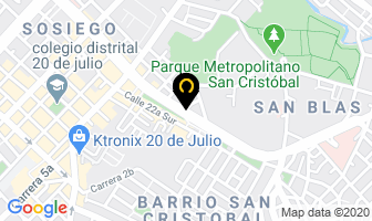 Mapa de Cda Motomas Ltda en Bogotá D.C