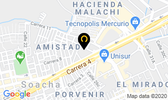 Mapa de Cda Unimilenio S.a.s. en Soacha