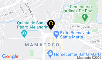 Mapa de Cedem en Santa Marta