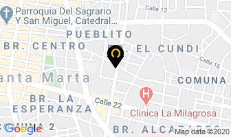 Mapa de Cediuleco Ltda. en Santa Marta