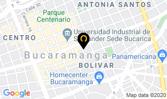 Mapa de Cefortec en Bucaramanga