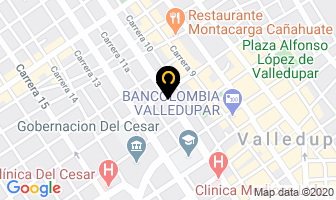 Mapa de Ceico International en Valledupar
