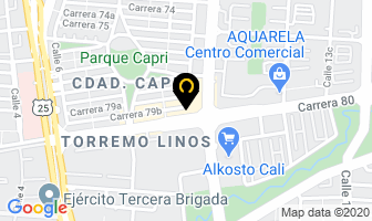 Mapa de Cel Tec Im en Cali