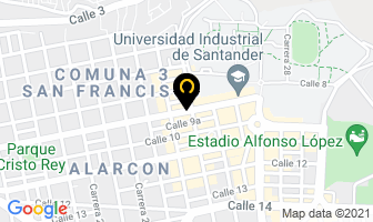 Mapa de Celconet en Bucaramanga