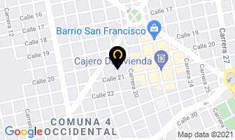 Mapa de Celes Parrilla en Bucaramanga