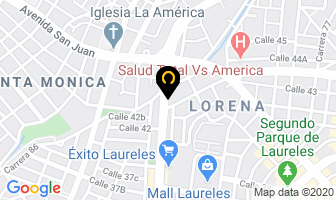 Mapa de Celgym en Medellín