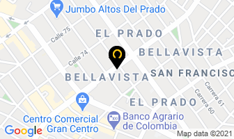 Mapa de Cellstar De Colombia Ltda. en Barranquilla