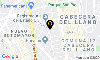 Mapa de Cellular Service en Bucaramanga