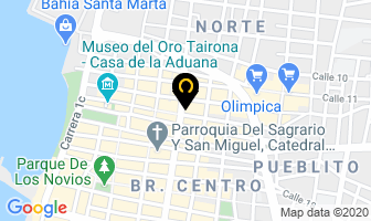 Mapa de Celuaccesorios en Santa Marta