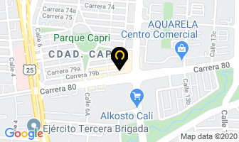 Mapa de Celulares O&e en Cali