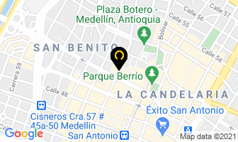 Mapa de Celutrónica en Medellín