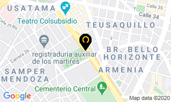 Mapa de Cementerio Alemán en Bogotá D.C