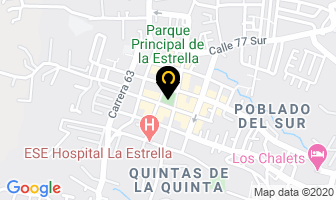 Mapa de Cementerio Jardines Montesacro en Itaguí