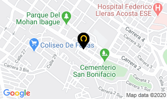 Mapa de Cementerio San Bonifacio en Ibagué