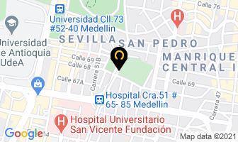 Mapa de Cementerio San Pedro en Medellín