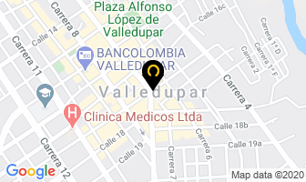Mapa de Cemento Y Concreto Argos en Valledupar