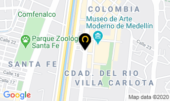 Mapa de Cenbiod en Medellín