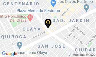 Mapa de Cencosistemas en Bogotá D.C