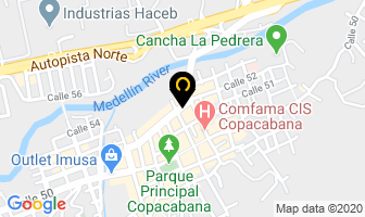 Mapa de Cenficop - Centro De Estetica en Copacabana