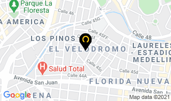Mapa de Cenitar en Medellín