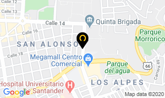 Mapa de Centac en Bucaramanga