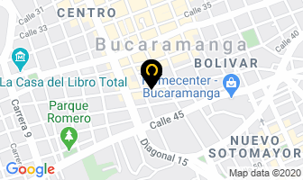 Mapa de Centauro Video en Bucaramanga