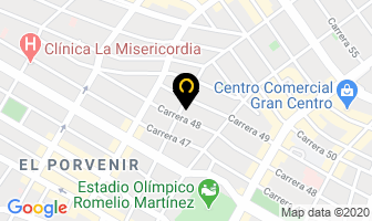 Mapa de Centaurus Mensajeros en Barranquilla