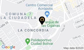 Mapa de Center Estetica en Bucaramanga