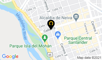 Mapa de Center Net en Neiva