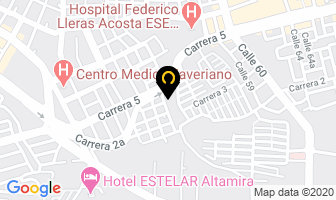 Mapa de Centinelas Mg en Ibagué
