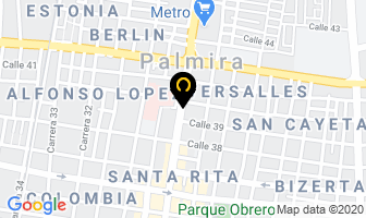 Mapa de Centra 2000 en Palmira