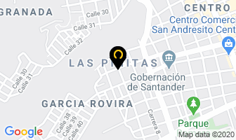 Mapa de Centrabilitar en Bucaramanga