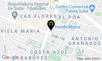 Mapa de Central De Aluminios Jf en Bogotá D.C