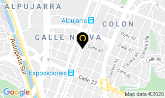 Mapa de Central De Bronces Y Metales en Medellín