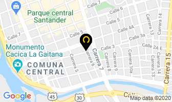 Mapa de Central De Cauchos en Neiva