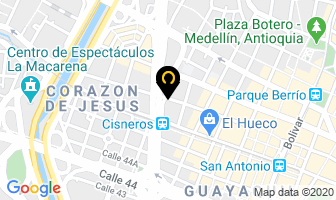 Mapa de Central De Láminas Y Tríplex en Medellín