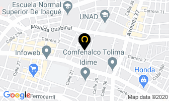 Mapa de Central De Lubricantes en Ibagué