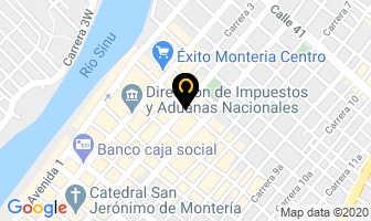 Mapa de Central De Materiales en Montería