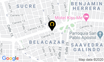 Mapa de Central De Rodillos Y Balineras en Cali