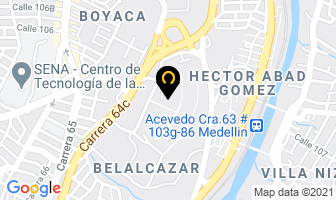 Mapa de Central Ganadera S.a. en Medellín