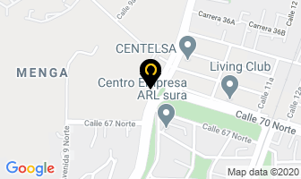 Mapa de Central Telectrónica Norte en Cali