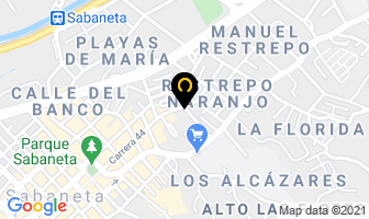 Mapa de Centrautos en Medellín