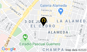 Mapa de Centro Académico Ased en Cali