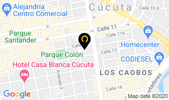 Mapa de Centro Aires Amado en Cúcuta