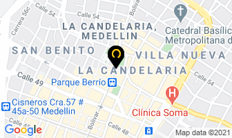 Mapa de Centro Artes De La 51 en Medellín