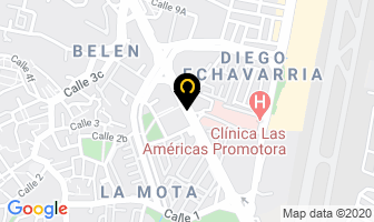 Mapa de Centro Audiologico Oye en Medellín