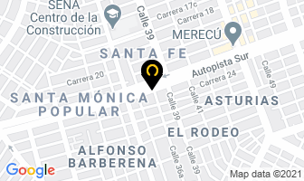 Mapa de Centro Automotriz Renault en Cali
