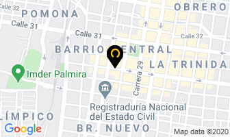 Mapa de Centro Botánico El Yarumo en Palmira