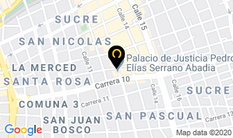 Mapa de Centro Carne en Cali